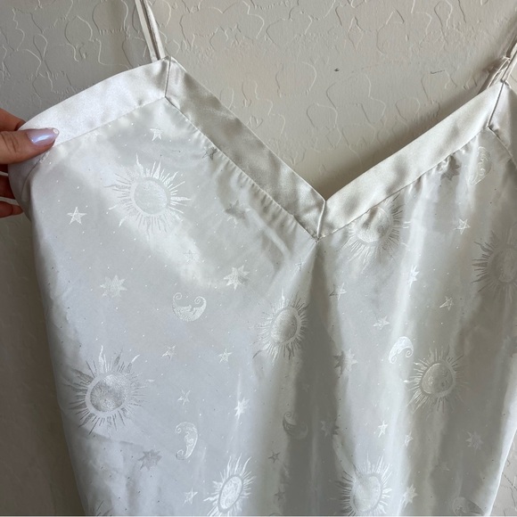 Vintage Morgan Taylor Intimates Stars Moon Sun Nightgown Slip Dress - Picture 6 of 12